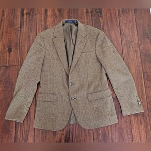 Polo Ralph Lauren herringbone blazer coat mens size 38s